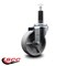 Service Caster 4'' Semi Steel Wheel Swivel 1'' Expanding Stem Caster SCC-EX20S414-SSS-1 - alternate 2